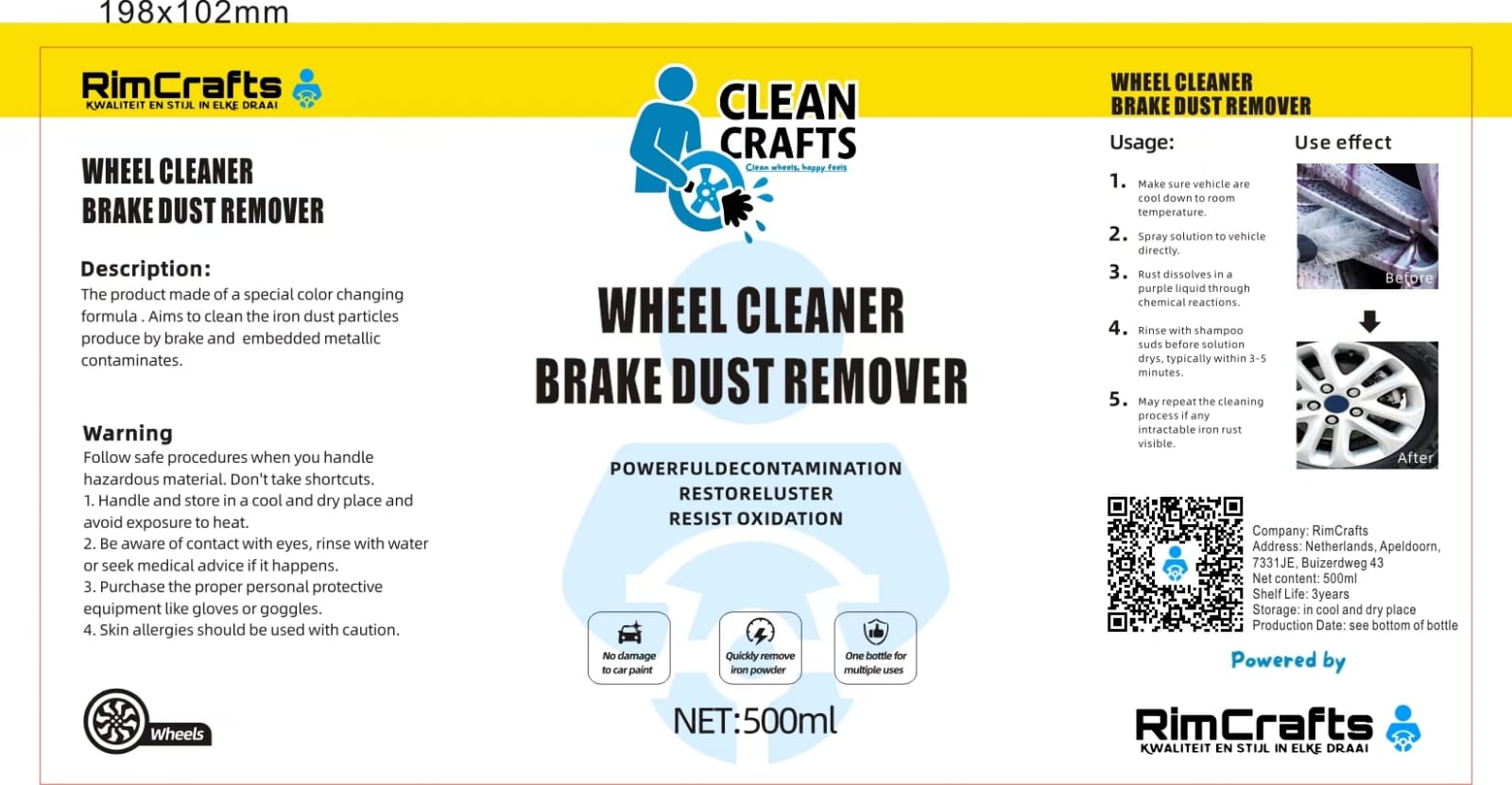 CleanCrafts wheel cleaner combo kit - Afbeelding 5